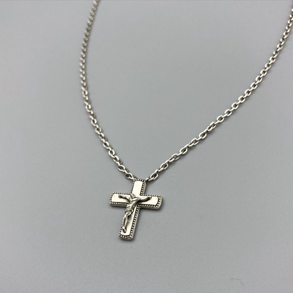 SanMarco&#039;s Rose Crucifix Necklace