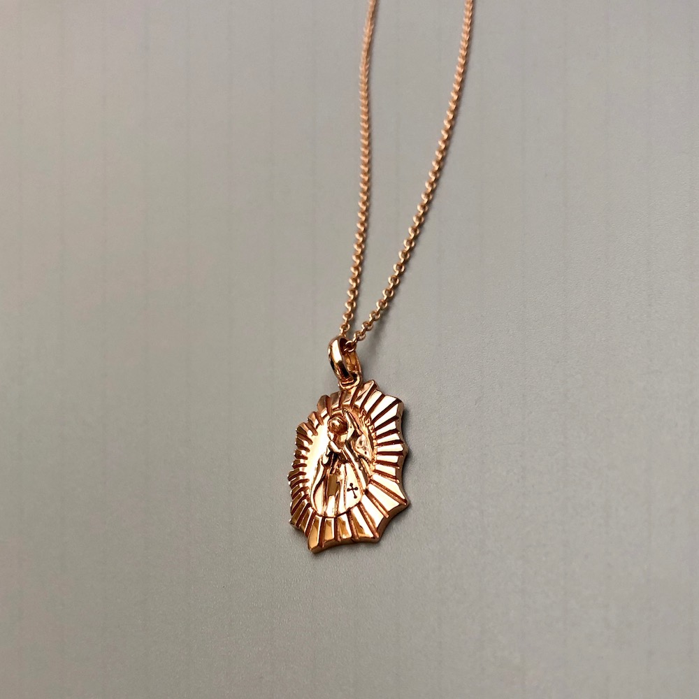 Halo De Guadalupe Gold Necklace