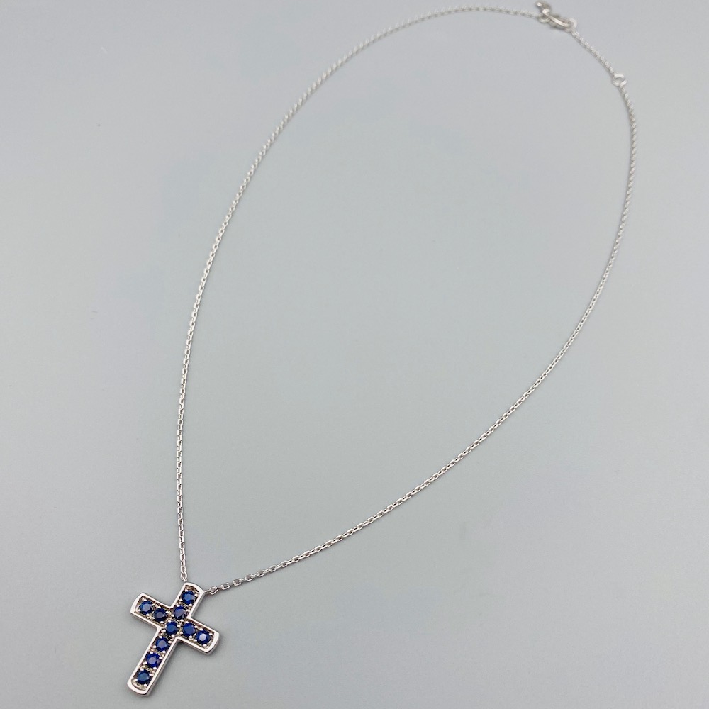 Caritas Cross Necklace