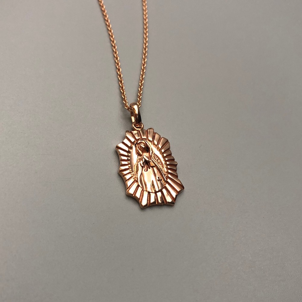 Halo De Guadalupe Gold Necklace